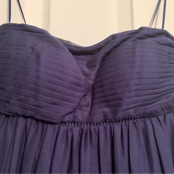 Jessica Simpson strapless navy maxi dress! - Picture 3 of 4